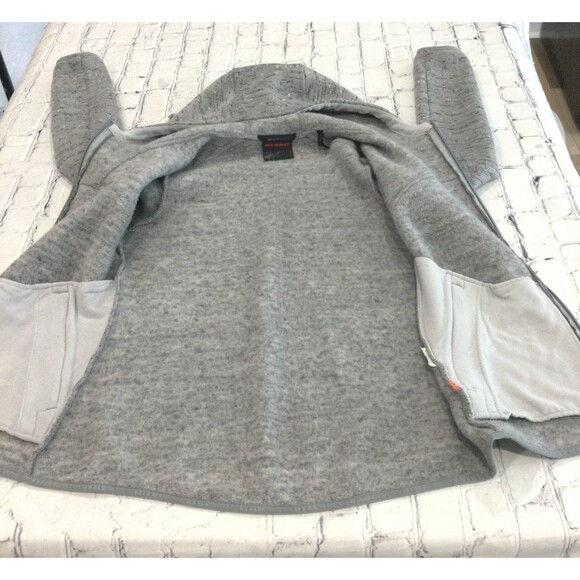 Mammut Jacket Women's Size S Color Gray Granit Full Zip Hooded 1014-01370 - Picture 9 of 10
